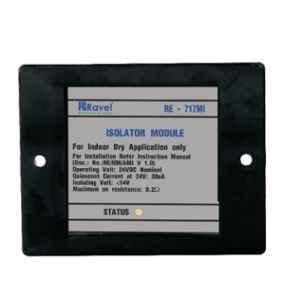 Ravel 24 VDC Black Analogue Addressable Isolator Module, RE-717MI