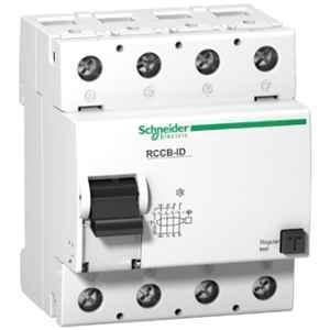 Schneider Acti9 ID 125A 100mA Four Pole RCCB, 16906