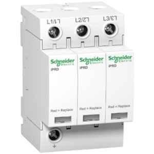 Schneider Acti9 iPRD40 40kA 350V Three Pole White Modular Surge Arrester, A9L40300