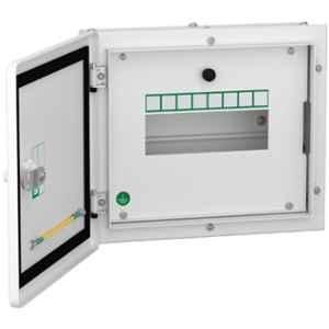 Schneider Acti9 8 Ways Metal Double Door SPN Distribution Board, A9HSND08Z