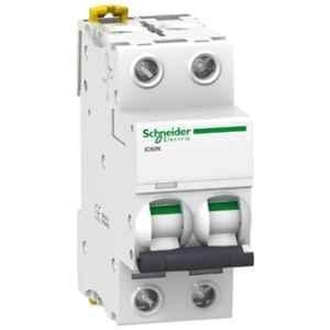 Schneider Acti9 iC60N 3A C-Curve Double Pole MCB, A9F74203, Breaking Capacity: 50 kA